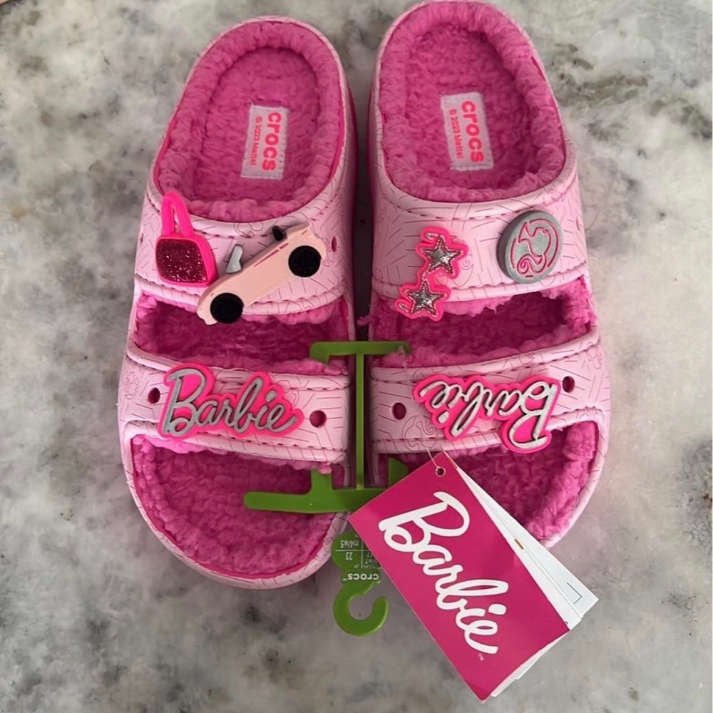 barbie x crocs cozzy slides **READ DESCRIPTION BEFORE BUYING**